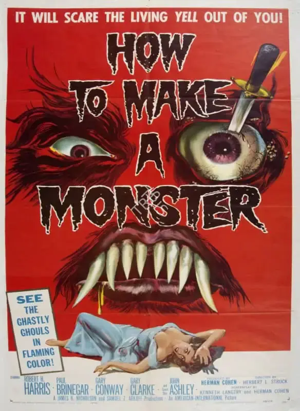 Cohen, Herman (Producer), How to Make a Monster, 1958 | Poster | CinemaEducation | 00789689