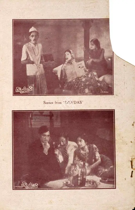 Sircar, B.N. (Producer), Devdas, 1935 | Song-Synopsis Booklet | CinemaEducation | 00863955