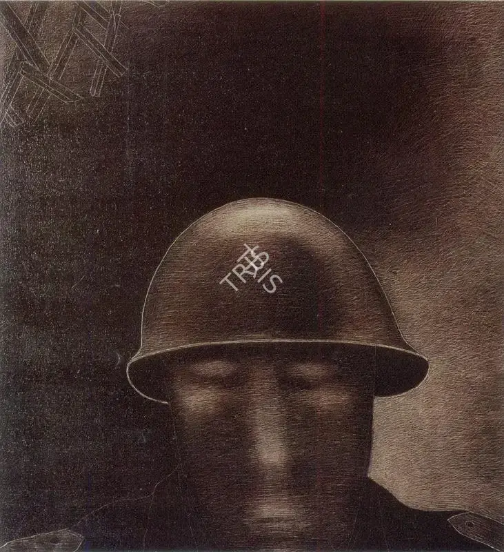 Broota, Rameshwar (Artist). Lost Soldier. Oil on canvas, 1989 | Painting | FineArts | 00599621