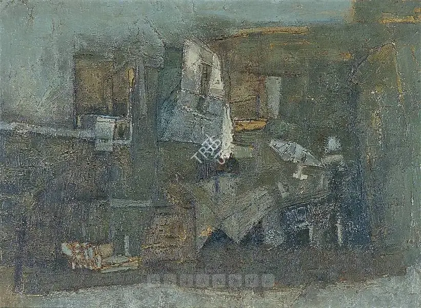 Ramkumar (Artist). Varanasi Series, 1963-1964 | Painting