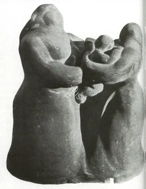 Dagupta, Prodosh (Artist). First-born. Cement, n.d. | Marg, December 2022 - March 2023 | Sculpture | FineArts | 00675337