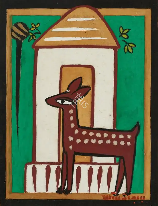 Roy, Jamini (Artist). Untitled, n.d. | Painting