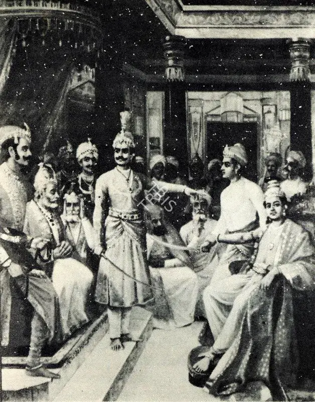 Varma, Raja Ravi (Artist). Shri Krishna as envoy. 1906 | Journal of Arts & Ideas, January 1993 | Graphic Art | Scholarship | 00676864