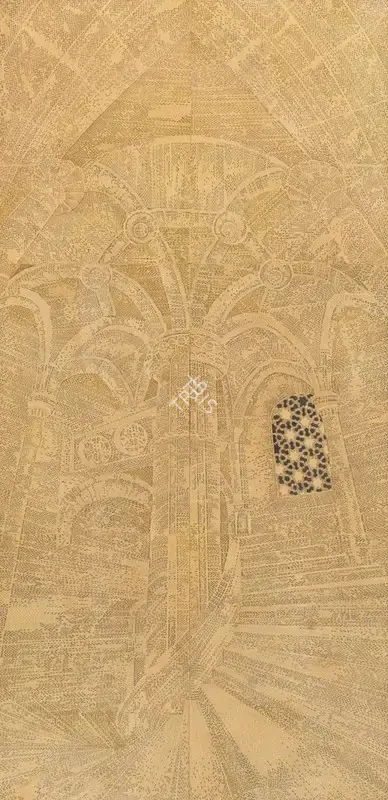 Thambai, Anil (Artist). The Site of Interiority. Graphite pigment on sunhemp paper board, n.d. | Graphic Art | FineArts | 00604707
