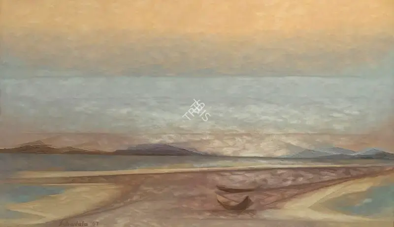 Sabavala, Jehangir (Artist). The Sand-Bank, 1967 | Painting