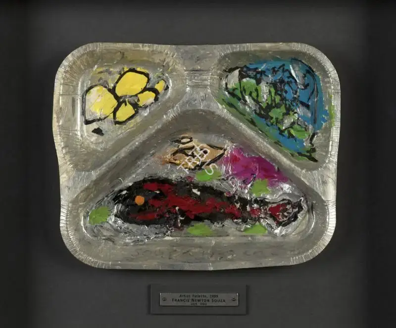 Souza, F.N. (Artist). Artist Palette, 1999 | Painting