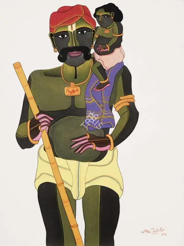 Vaikuntam, Thota (Artist). Untitled, 2015 | Painting