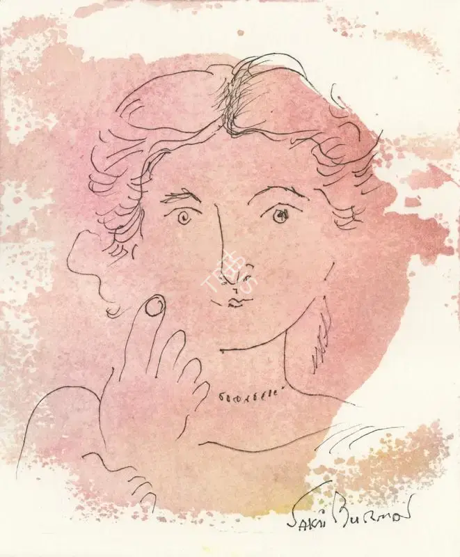 Burman, Sakti (Artist). Untitled (Lady), 2020 | Painting