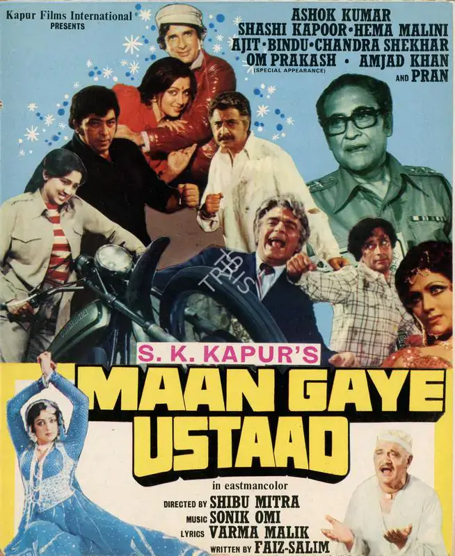 Mitra, Shibu (Director), Maan Gaye Ustaad, 1981 | Song-Synopsis Booklet | CinemaEducation | 00781483