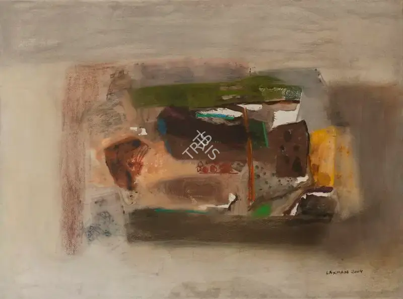 Shreshtha, Laxman (Artist). Untitled. Mixed media on paper, 2004 | Painting | FineArts | 00547466