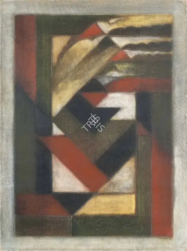 Narayanan, Akkitham (Artist). Untitled. Oil on canvas, n.d. | Painting | EconomicsArt | 00869991