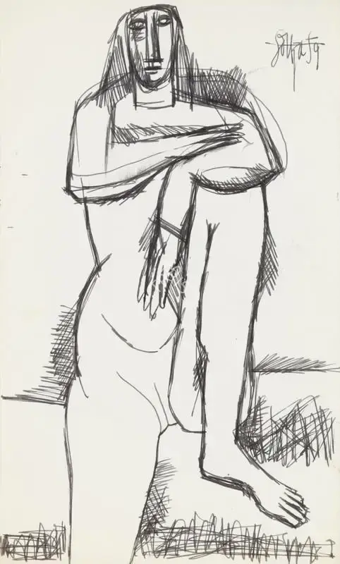 Souza, F.N. (Artist). Untitled, 1959 | Drawing