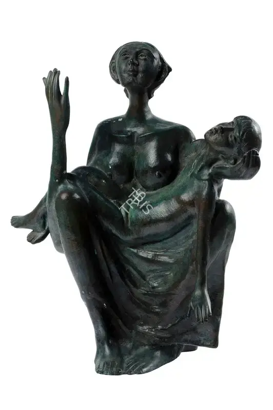 Prabha, B. (Artist). Mother and Child, c.1984 | Sculpture
