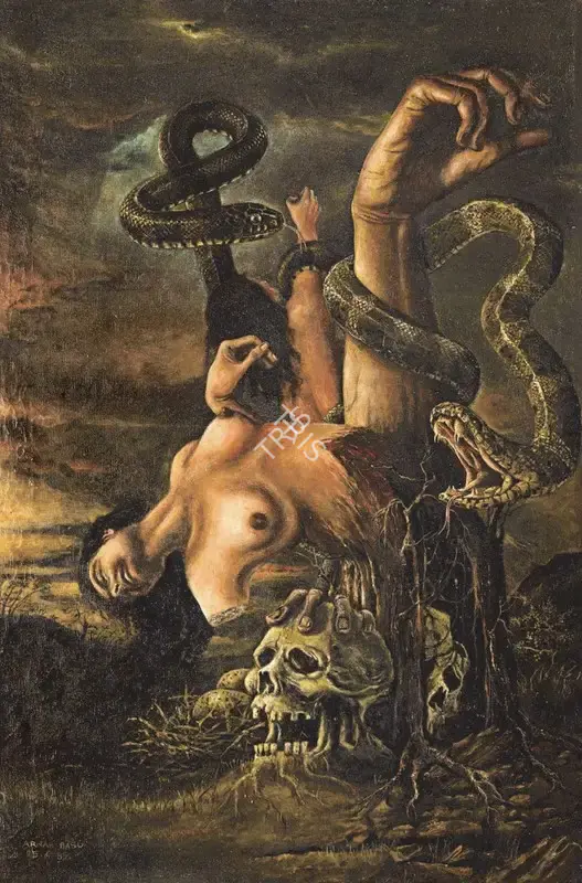 Basu, Arnab (Artist). Untitled. Oil on canvas, 1989 | Painting | FineArts | 00604609