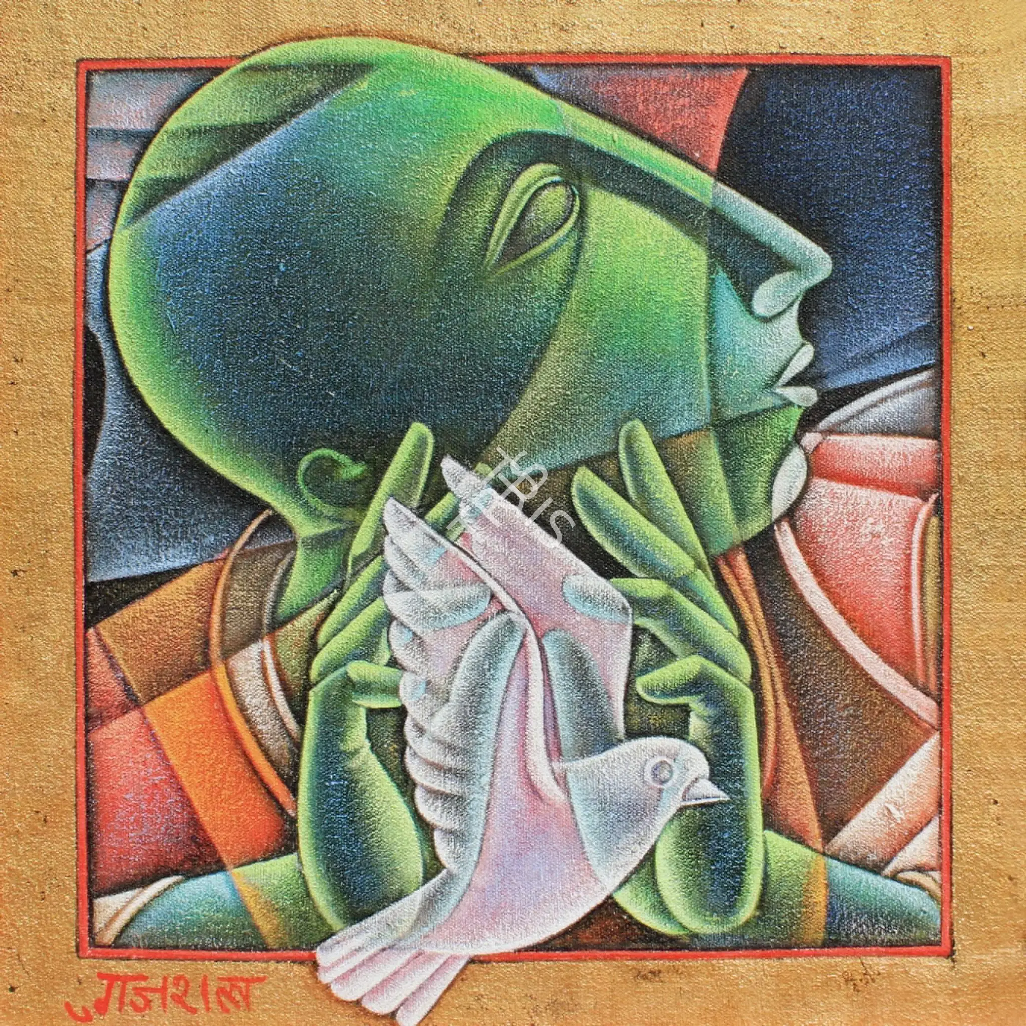 Gujral, Satish (Artist). Untitled, 2003 | Painting