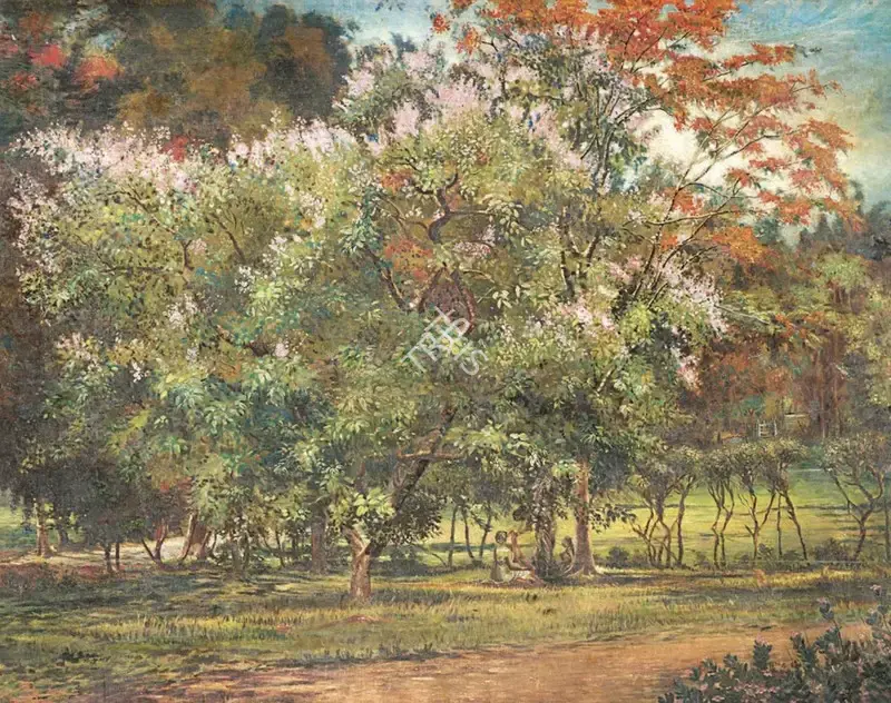 Bagchi, Radha (Artist). Untitled. Oil on canvas, n.d. | Painting | FineArts | 00604646