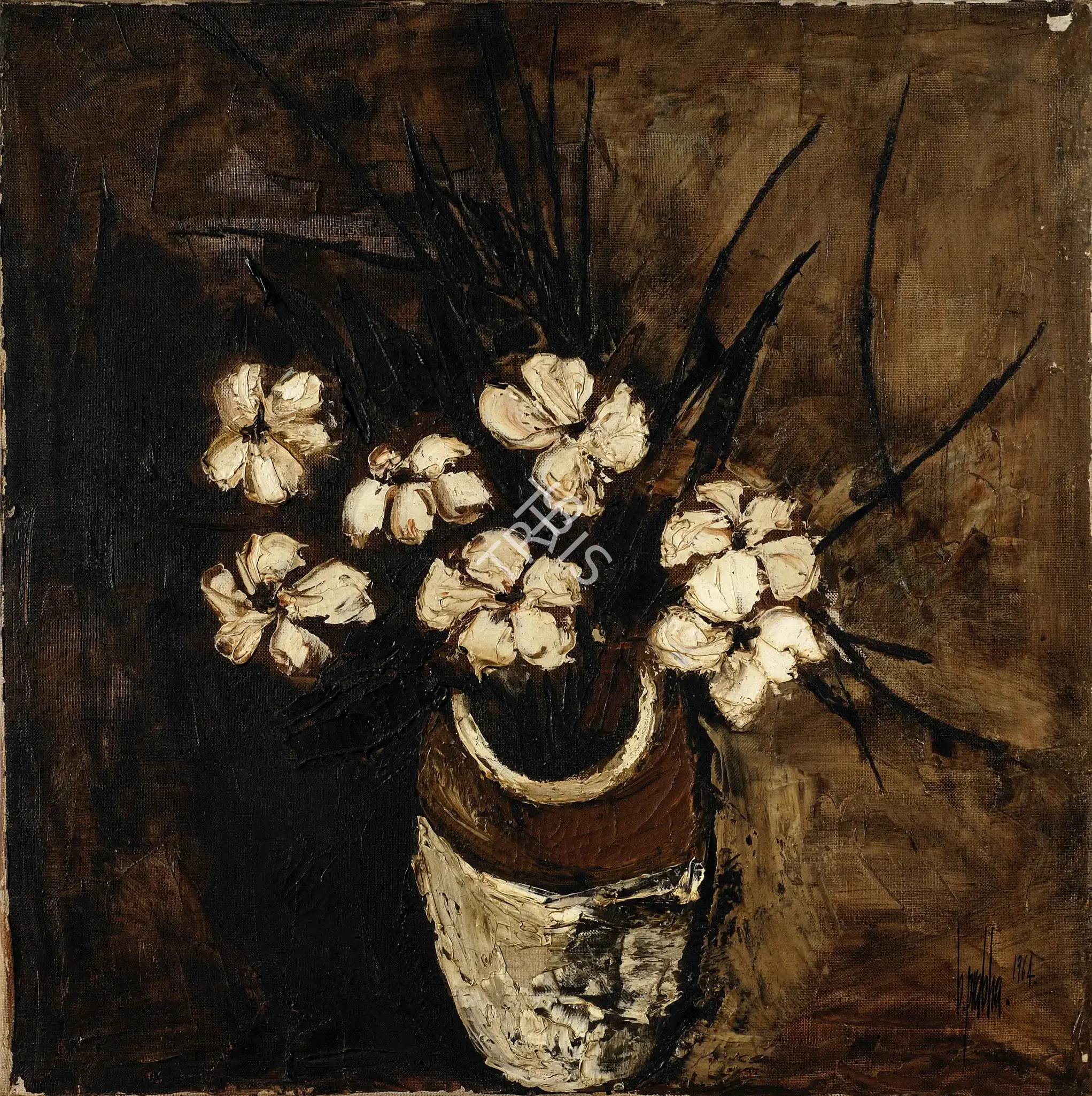 Prabha, B. (Artist). Still Life, 1964 | Painting