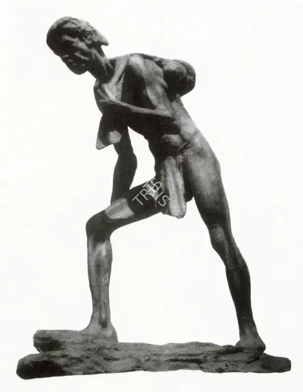 Roy Chowdhury, D.P. (Artist). Tired Man. n.d. | Marg, December 2022 - March 2023 | Sculpture | FineArts | 00675380