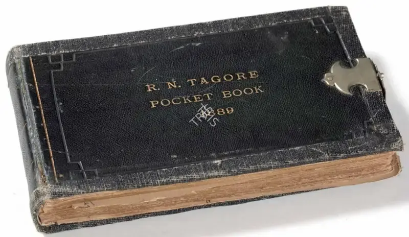 Tagore, Rabindranath (Artist). The Pocket Book of Rabindranath Tagore, or 'Mazumder Punthi, n.d. | Drawing