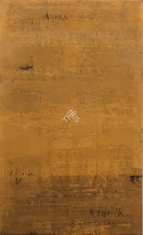 Dadrawala, Nitin (Artist). Untitled (Yellow). Oil on canvas, 2011 | Painting | FineArts | 00417919