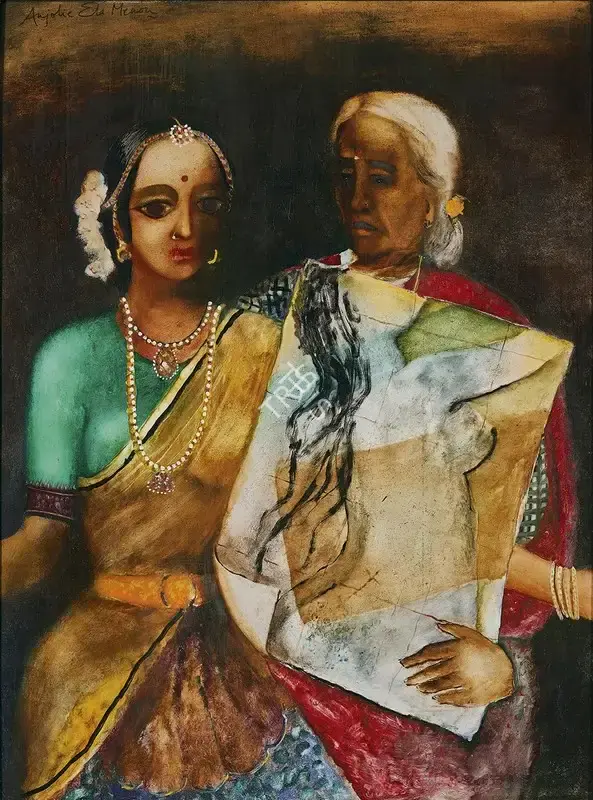 Menon, Anjolie Ela (Artist). Arangetram, n.d. | Painting