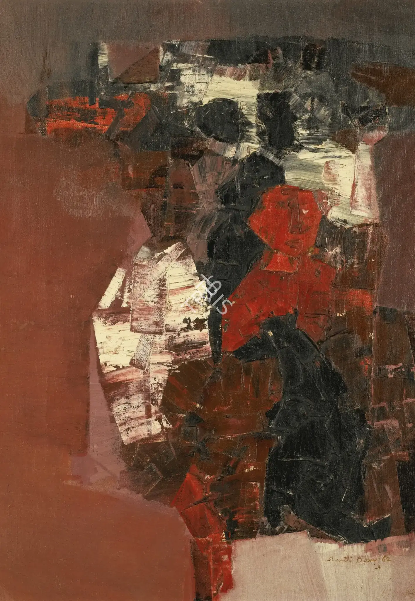Dave, Shanti (Artist). Untitled, 1962 | Painting