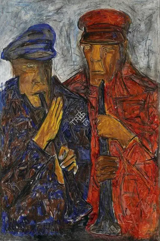 Khanna, Krishen (Artist). Gentleman of the Band, n.d. | Painting