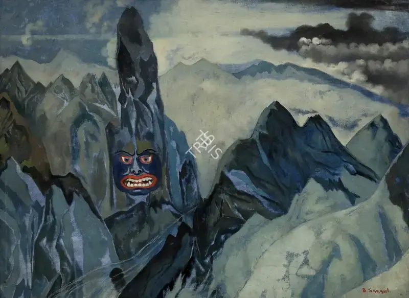 Sanyal, B.C. (Artist). Untitled. Oil on canvas, n.d. | Painting | FineArts | 00339530