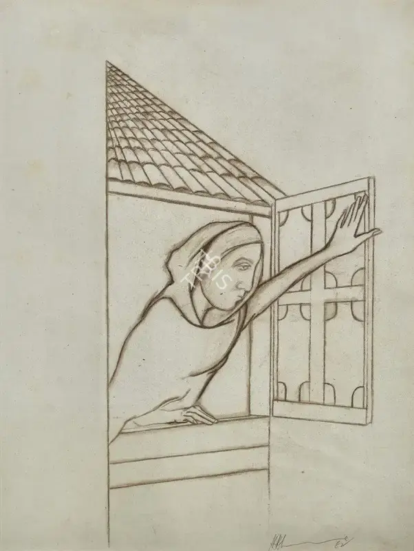 Khanna, Krishen (Artist). Untitled, 1982 | Drawing