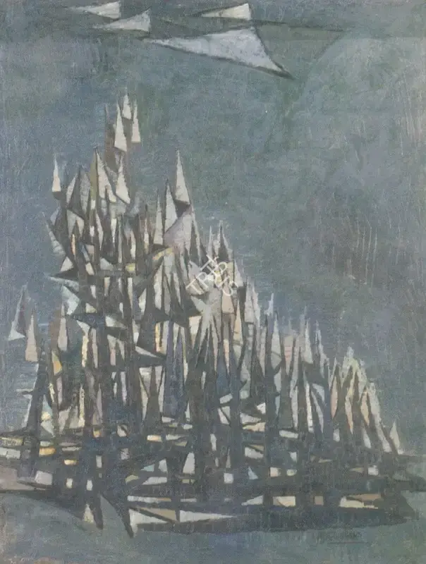 Sadequain (Artist). Upward, n.d. | Painting