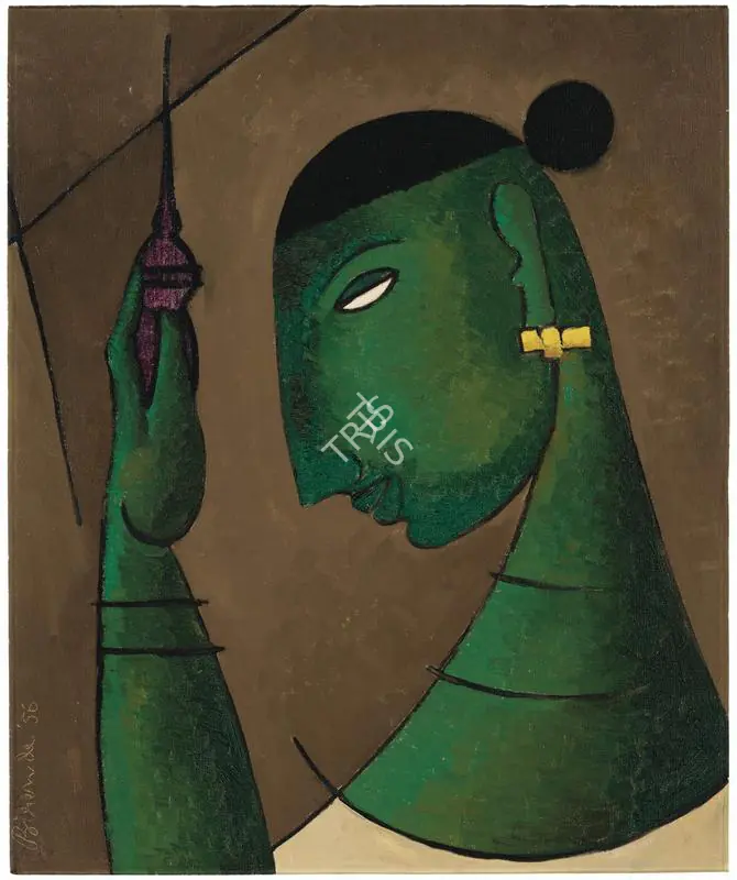 De, Biren (Artist). Untitled. Oil on canvas, 1956 | Painting  | 00867180