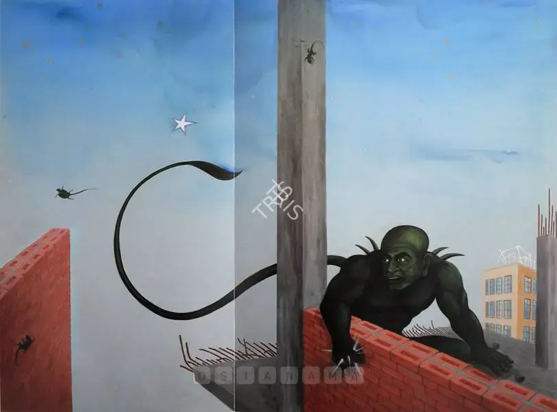 Panda, Jagannath (Artist). Untitled. Acrylic on canvas, 2006 | Painting | FineArts | 00898432