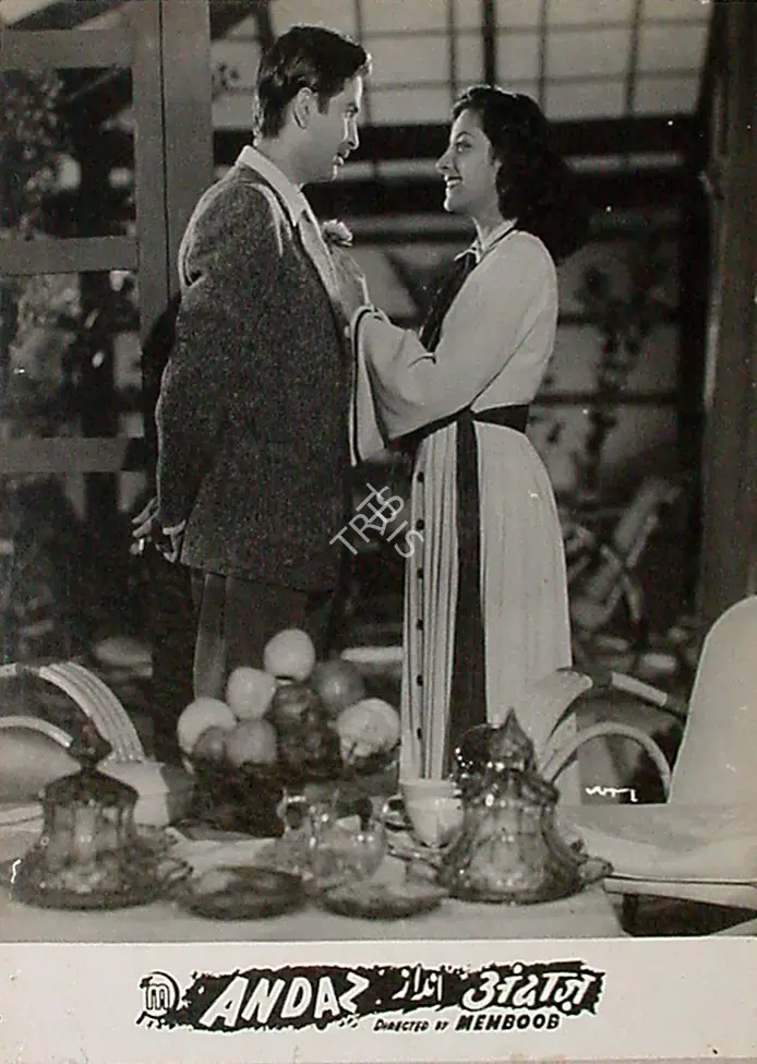 Irani, Faredoon A. (Cinematographer), Andaz, 1949 | Lobby Card | CinemaEducation | 00809194