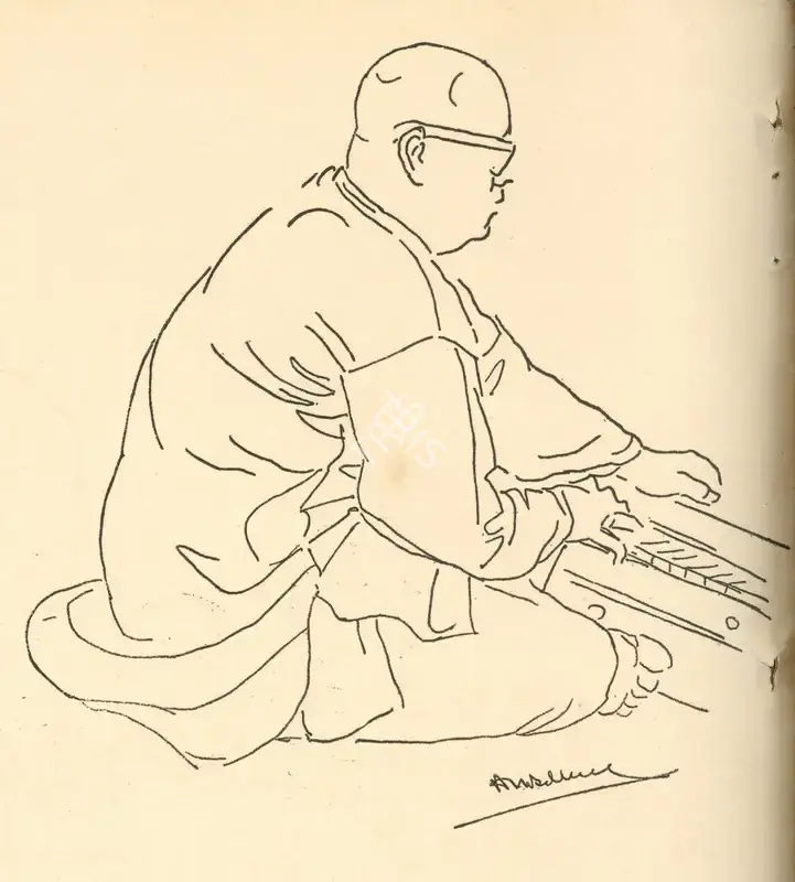 Tana, Pradumna (Artist). Shri A. K. Bellary, n.d. | Drawing