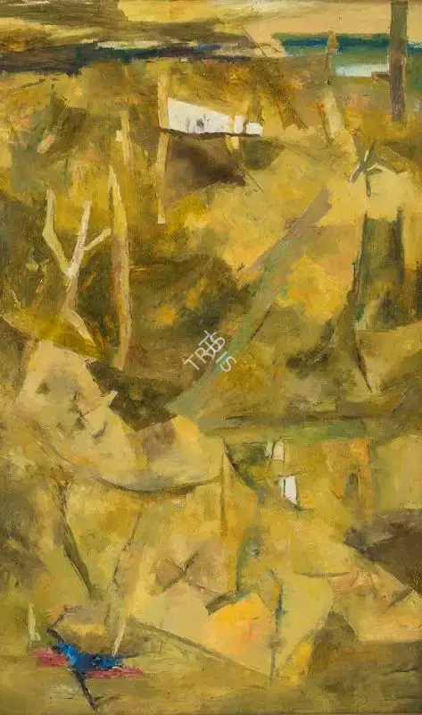 Ramkumar (Artist). Untitled (Landscape), 1998 | Painting