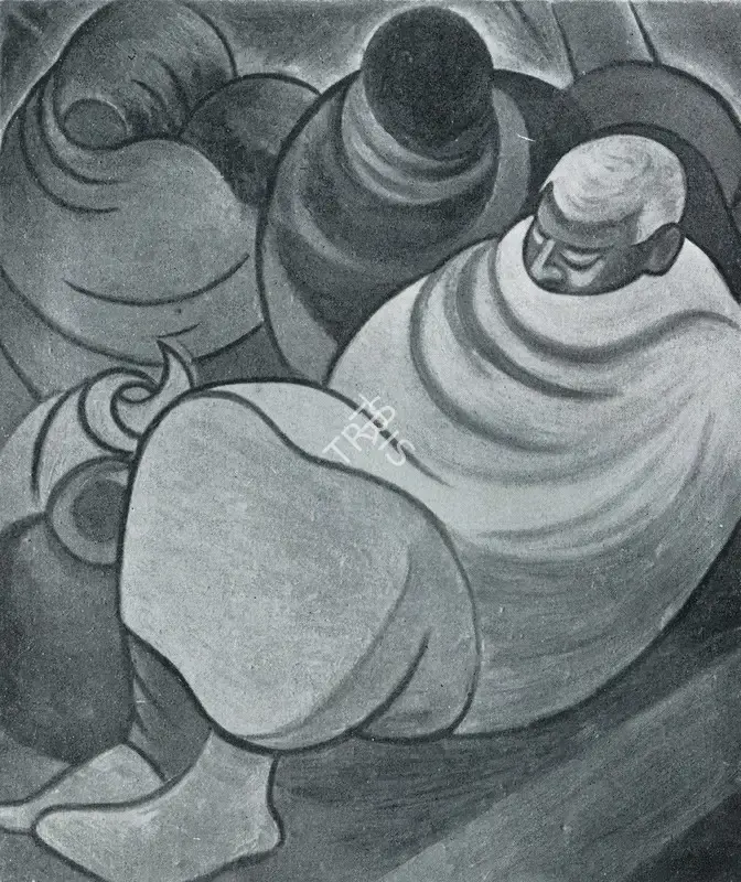 Gujral, Satish (Artist). Thieves in the Night, n.d. | Painting
