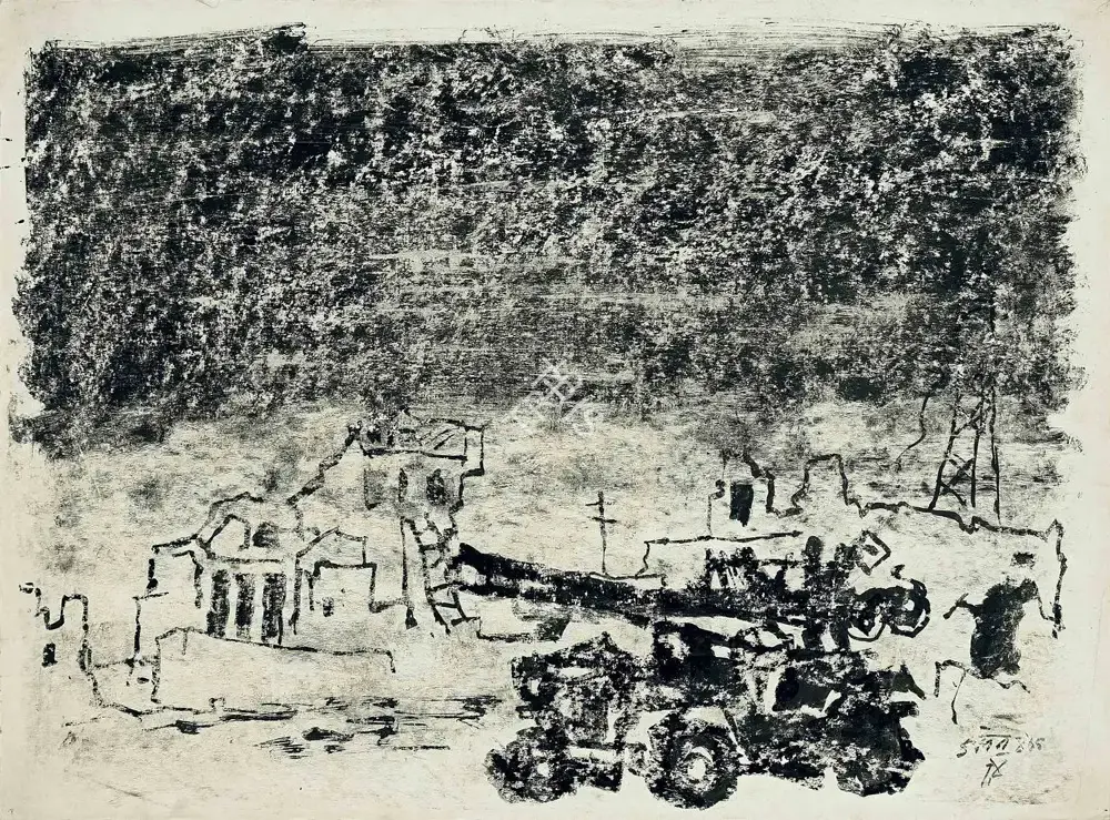 Husain, M.F. (Artist). Untitled, 1965 | Painting