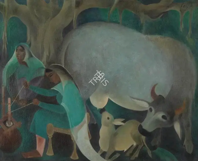 Raiba, A.A. (Artist). Untitled, n.d. | Painting