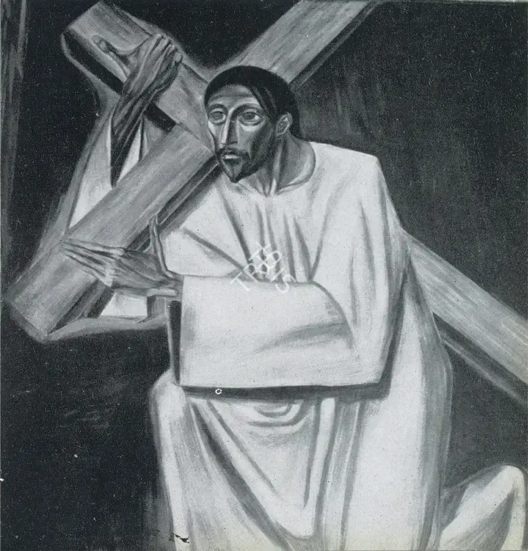 Souza, F.N. (Artist). Christ the Redeemer, 1952 | Painting
