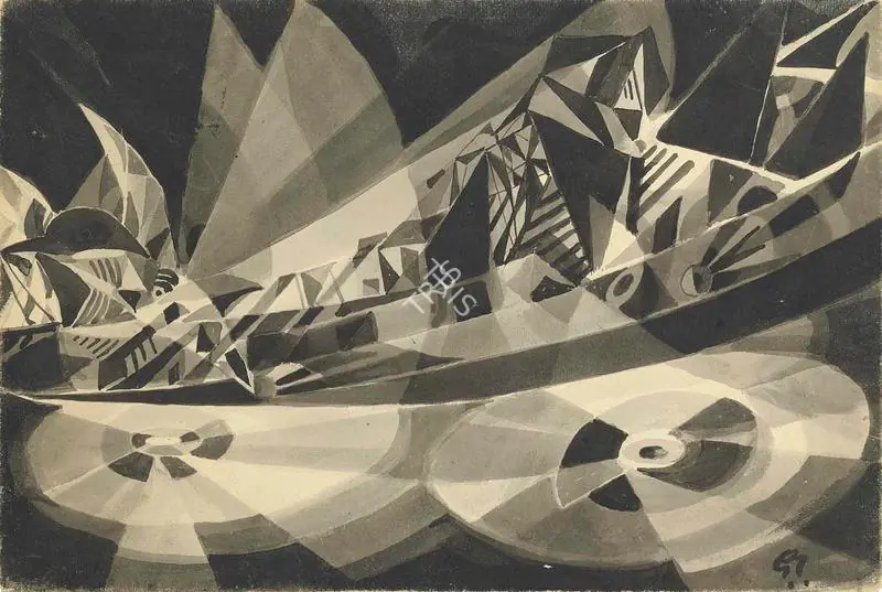 Tagore, Gaganendranath (Artist). Movement, c.1920s | Painting