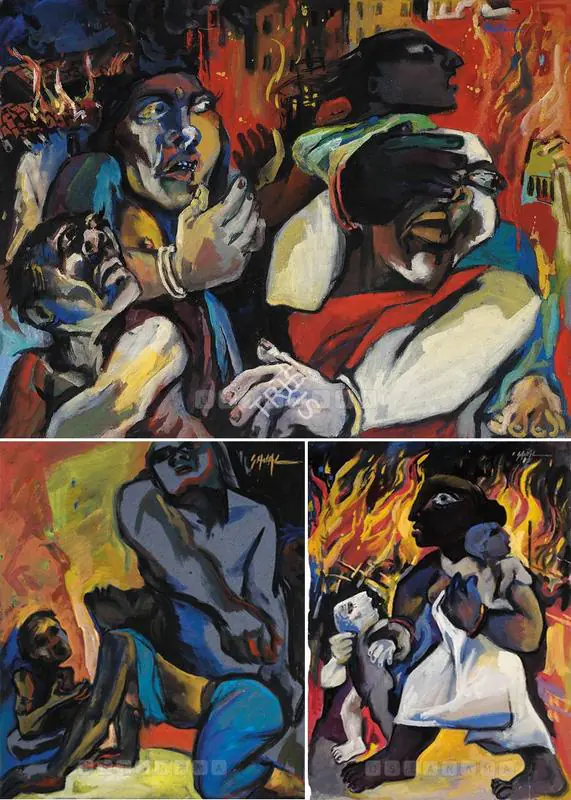 Roy, Sajal (Artist). Astonishment. Gouache on paper, 1933 | Painting | FineArts | 00576418