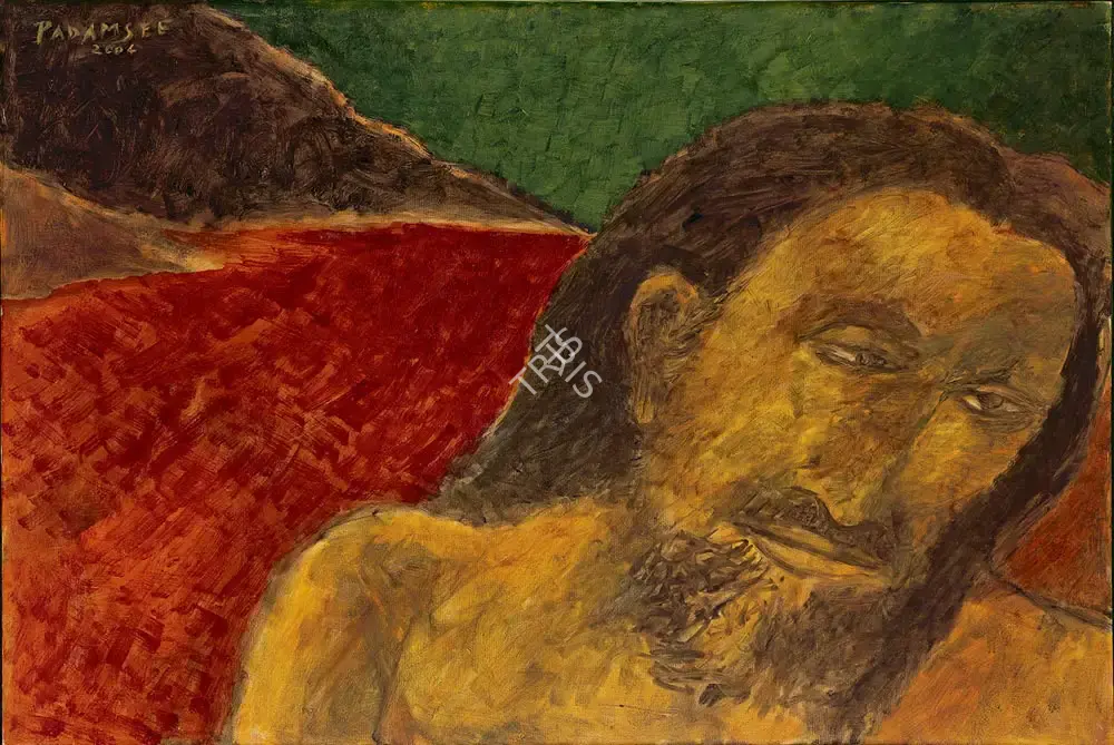Padamsee, Akbar (Artist). Head & Landscape, 2004 | Painting