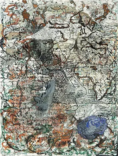 Chakravarty, Jayashree (Artist). Untitled (Neighbour 2). Acrylic and oil on canvas, 2005 | Painting | FineArts | 00645623
