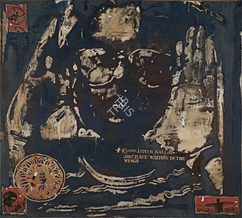 Kallat, Jitish (Artist). Aircraft Waiting In Wings, 1998 | Painting