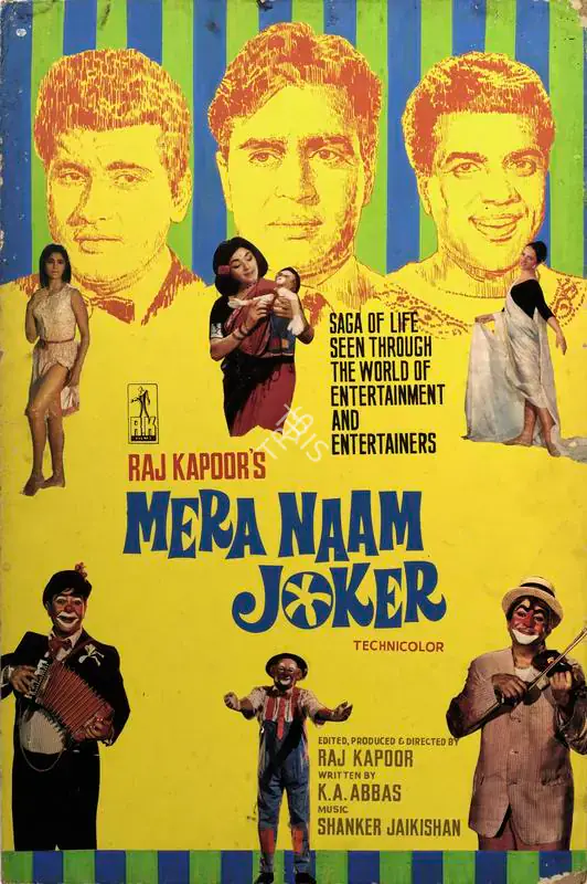 Kapoor, Raj (Producer), Mera Naam Joker, 1970 | Showcard | CinemaEducation | 00763228