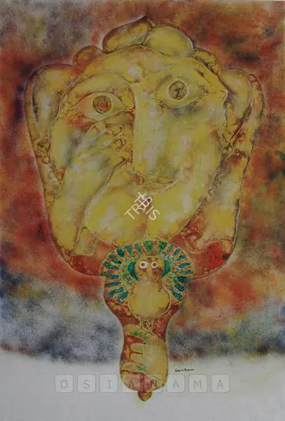 Burman, Sakti (Artist). The Reflexion, n.d. | Painting