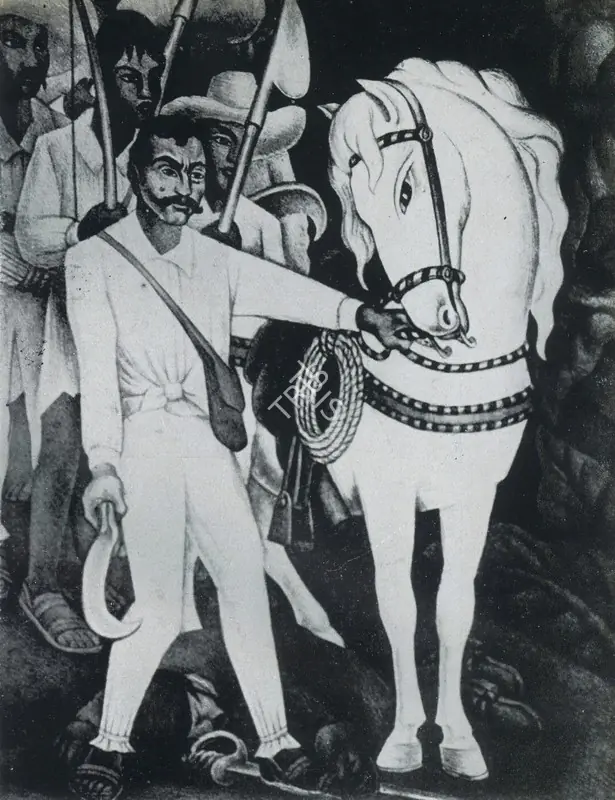 Rivera, Diego (Artist). Emiliano Zapata, 1935 | Graphic Art