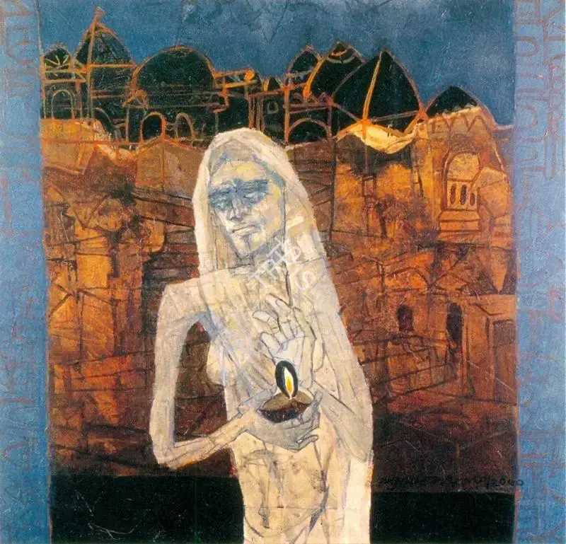 Ray, Shyamal Dutta (Artist). Untitled, 2000 | Painting