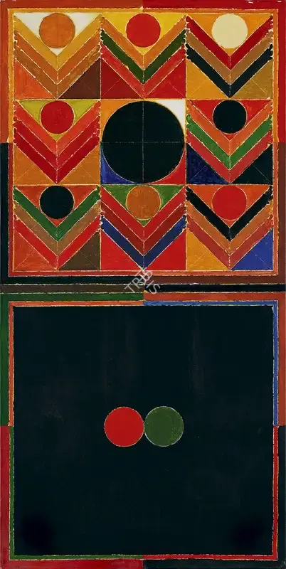 Raza, S.H. (Artist). Ankuran, 1987 | Painting