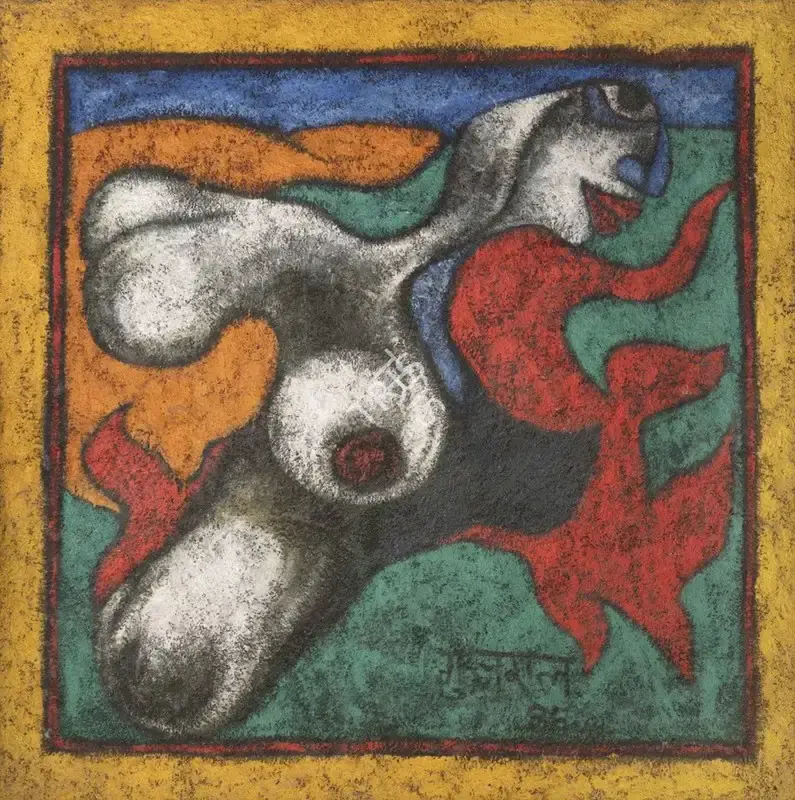 Gujral, Satish (Artist). Untitled, 1986 | Painting
